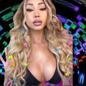 Y2K Butterfly Cyber Fairy Hair Clip Set